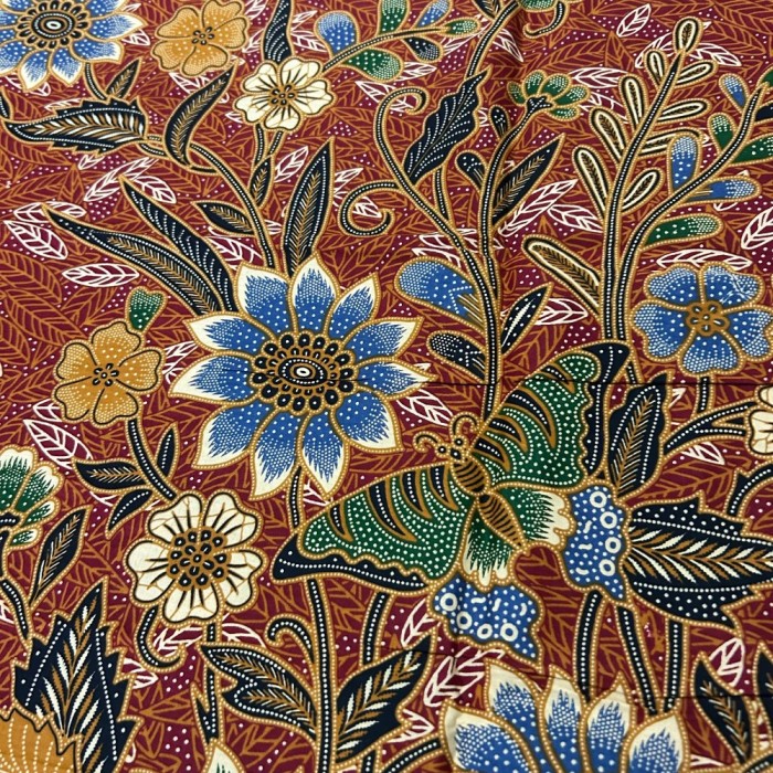 The Butterfly Flowers Panel - Red The Butterfly Flowers Panel - Red