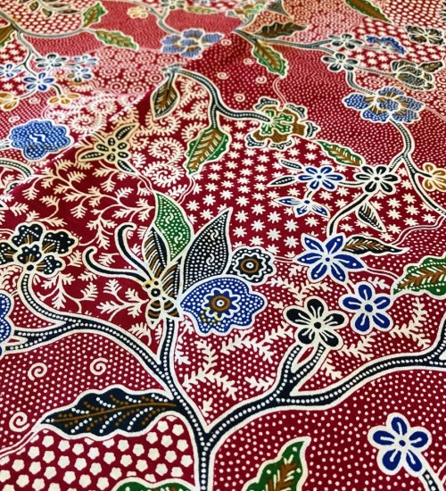 Butterfly Dance Ritual Batik 818 - Red