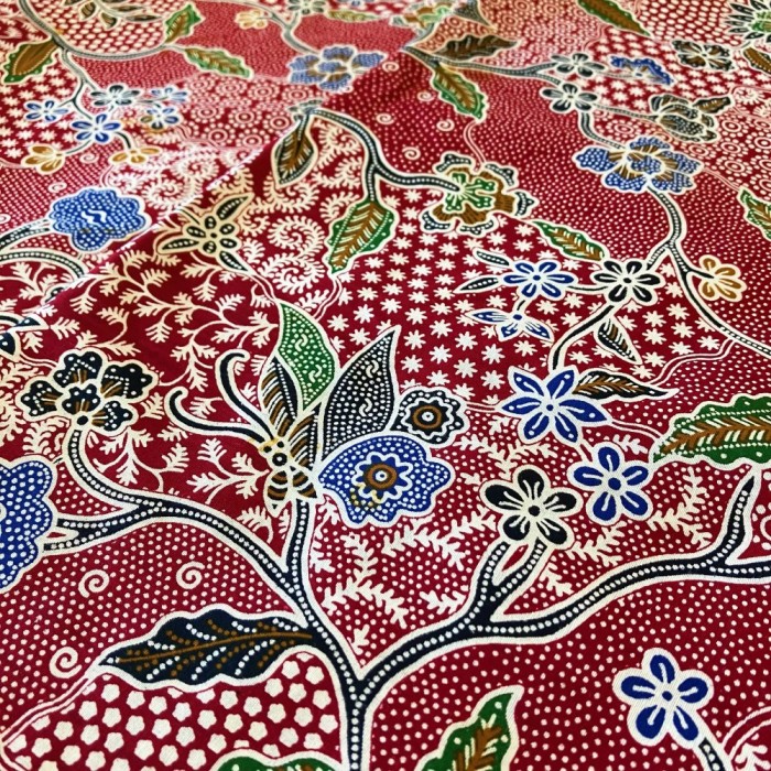 Butterfly Dance Ritual Batik 818 - Red Butterfly Dance Ritual Batik 818 - Red